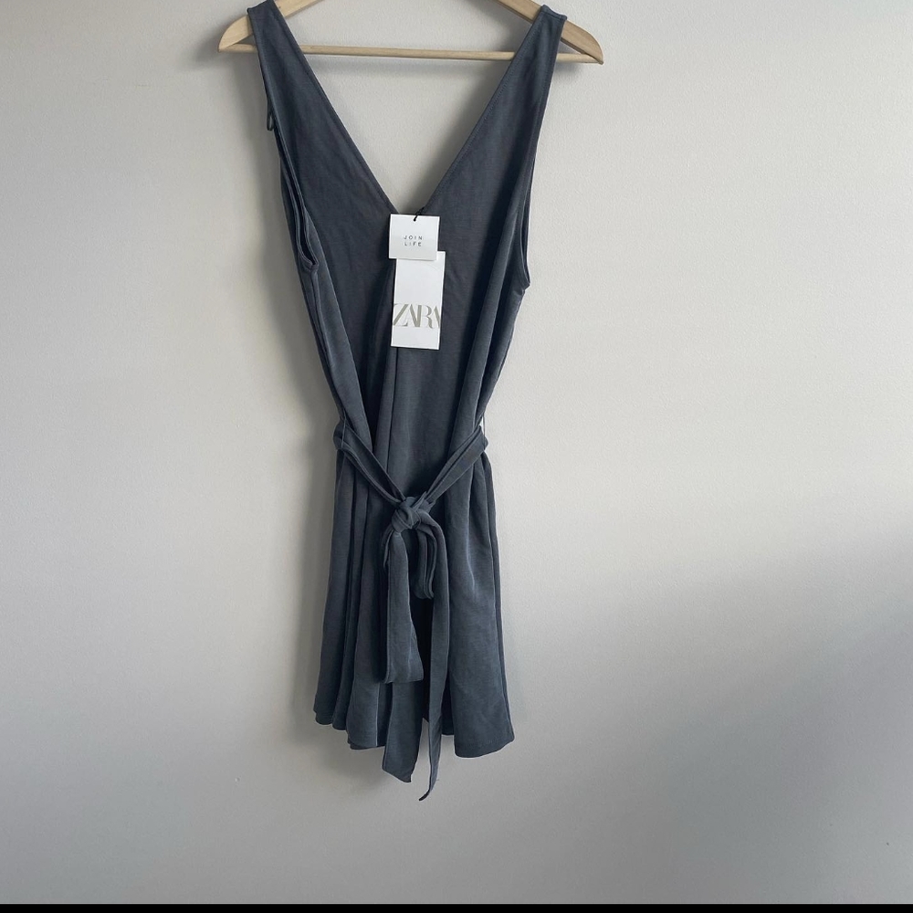 Zara Dark Grey Romper